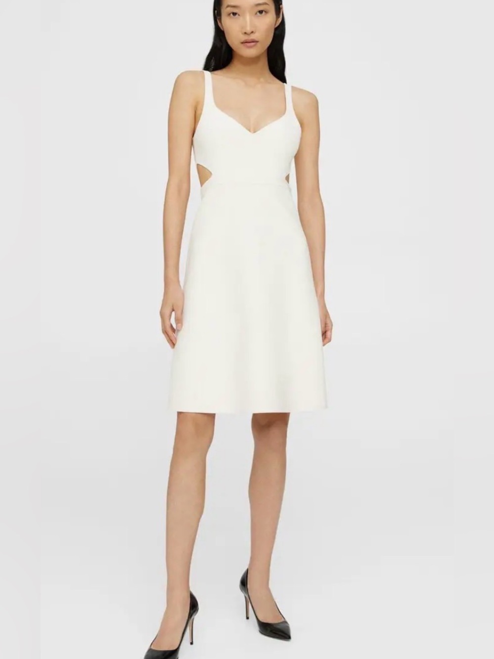 THEORY gorgeous crêpe cut out dress 0